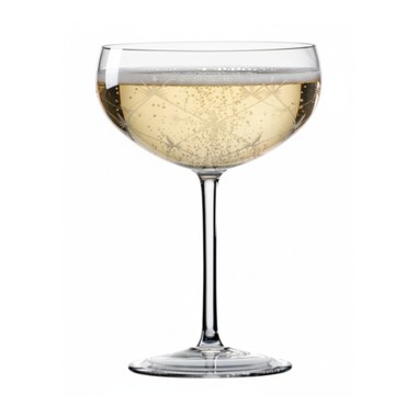 Taça de Cristal Lapidado P/Champagne Coupé  240ml