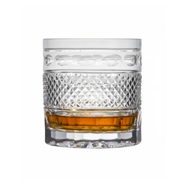 Copo Cristal Lapidado P/Whisky 007 Mozart 400ml