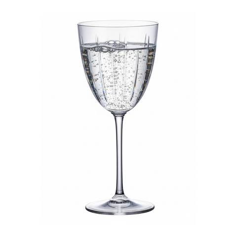 Taça de Cristal Lapidado 10 P/água Incolor