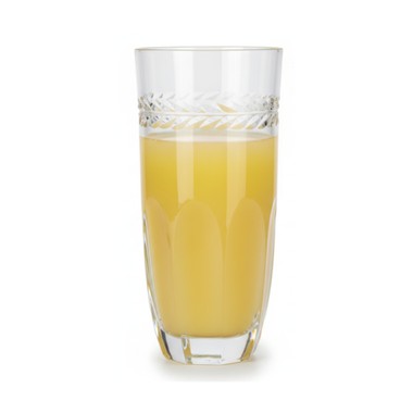 Copo de Cristal Lapidado 17 Long Drink Incolor 350ml