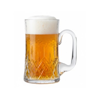 Caneca Cristal Lapidado Chopp 550ml