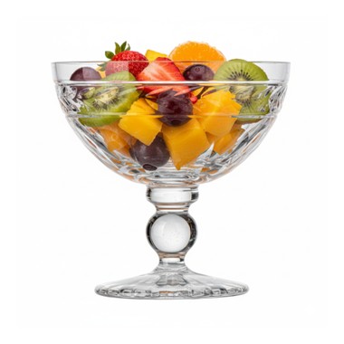 Taça Cristal Lapidado P/Sobremesa Laranjeiras Mozart 300ml