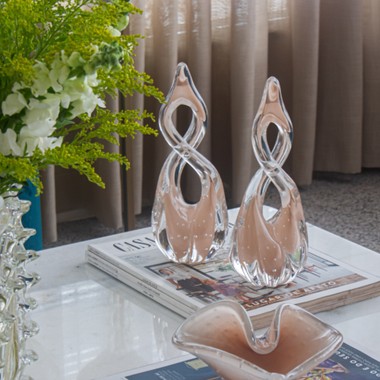 Escultura Murano Infinity Pp Champagne