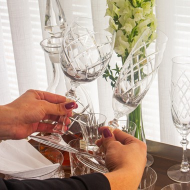 Taça de Cristal Lapidado 33 P/Champagne Requiem 210ml