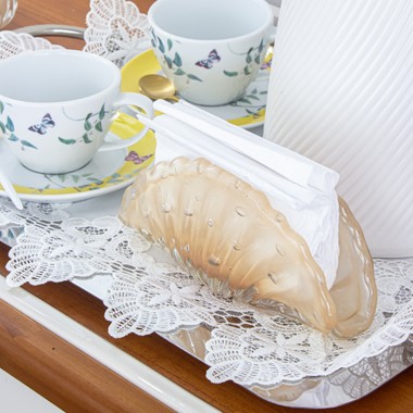 Porta Guardanapo Murano Istambul Champagne