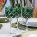 Taça Cristal Lapidado 33 P/Vinho Tinto Verde Escuro 370ml