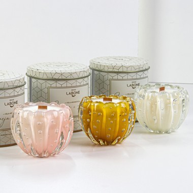Vela Aromatica Murano Delicato Cristal