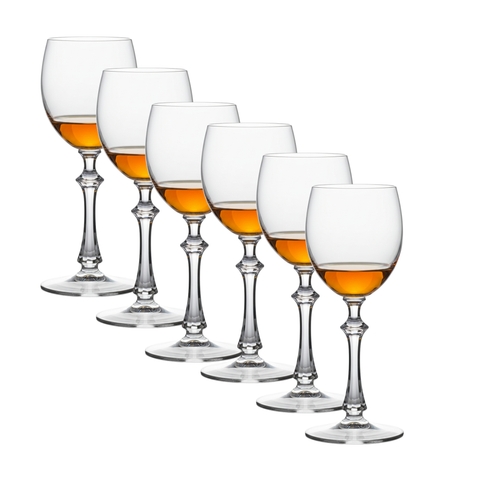 Kit 6 Taças Modelo Requiem Cristal Licor Incolor 130ml