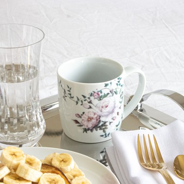 Caneca de Porcelana Garden