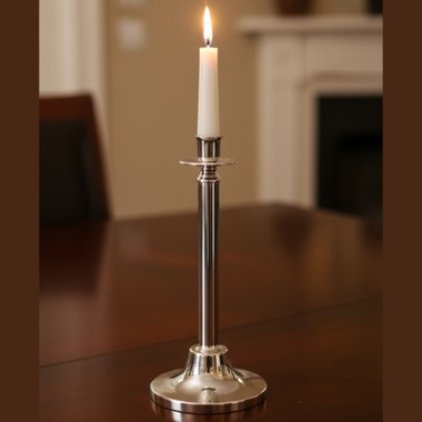 Castiçal Prata Redondo Classic St James