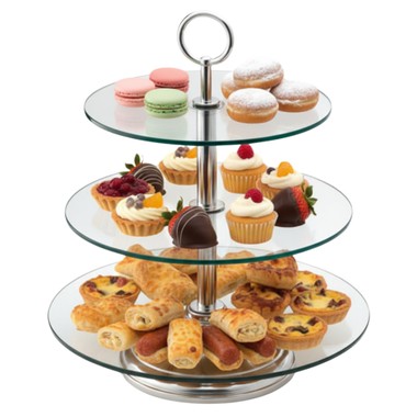 Prato P/Doces 3 Andares Prata St James