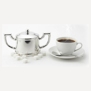 Açucareiro Prata Oval C/Cordão Liso St James