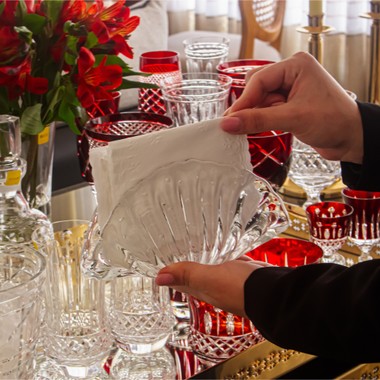 Porta Guardanapo Murano Istambul Cristal