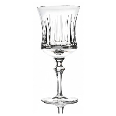 Taça Cristal Lapidado 66 P/água Incolor 400ml