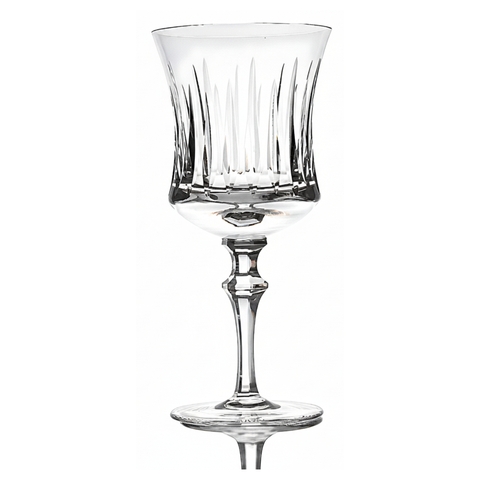 Taça Cristal Lapidado 66 P/água Incolor 400ml