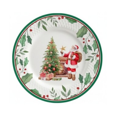 Prato de Sobremesa Natal Azevinho