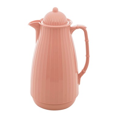 Garrafa Térmica de Plástico Bambu Rosa