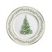 Prato Sobremesa Classic Christmas C/Filete de Ouro
