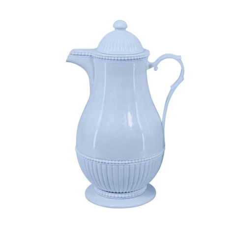 Garrafa Térmica de Plástico Vintage Azul Pastel