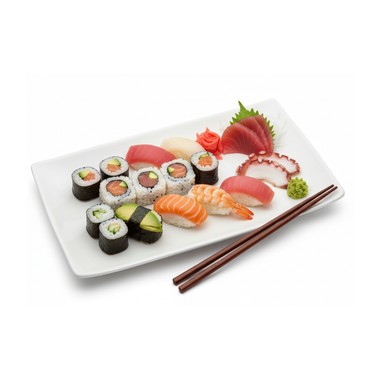 Travessa de Porcelana Oriental 30cm Branco