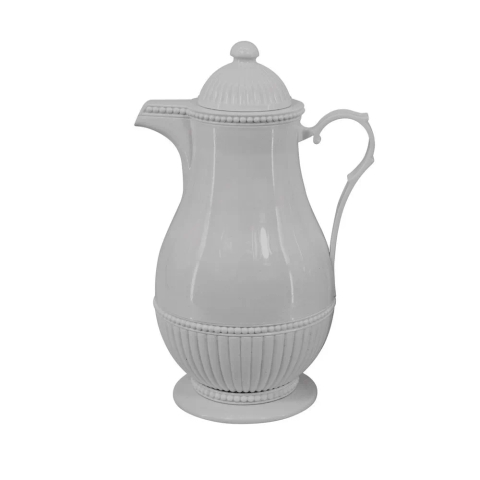 Garrafa Térmica de Plástico Vintage Cinza