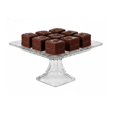 Prato P/Bolo Quadratta Menor