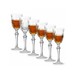 Kit 6 Taças Modelo 37 Cristal Lapidado 68 Licor Incolor 80ml