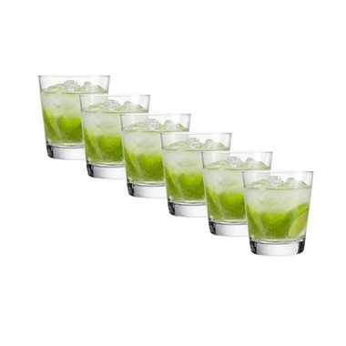 Kit 6 Copos de Cristal P/Caipirinha Linha Bar 480ml
