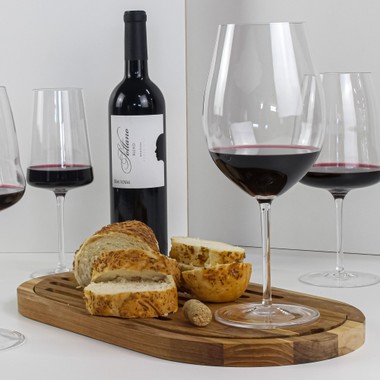 Migalheira Madeira Teca Oval