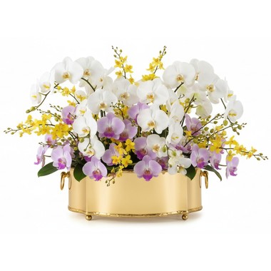 Centro de Mesa Ouro 24k Classic Grande C/Cordão Croise St James