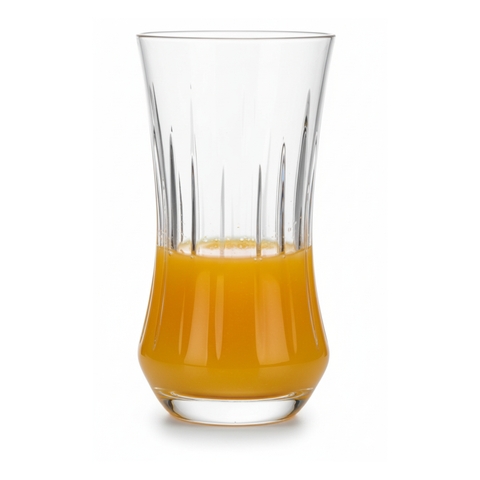 Copo Cristal Lapidado Long Drink Incolor 400ml