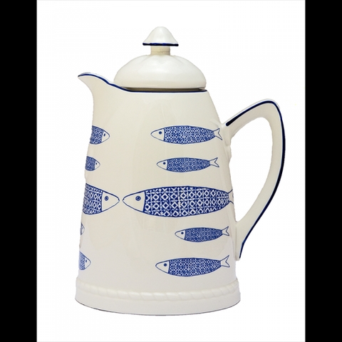 Garrafa Térmica de Porcelana Peixe