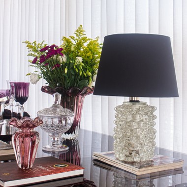 Abajur Murano Turim P Cristal