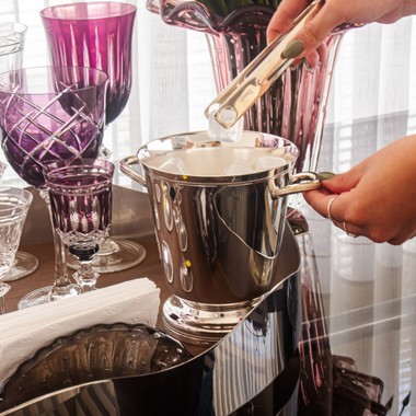 Balde Prata P/Gelo Bloom Pequeno St James