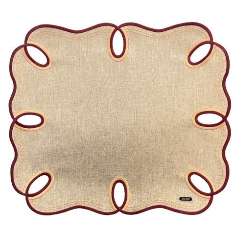 Jogo Americano Retangular Impermeável Amelia Bordo