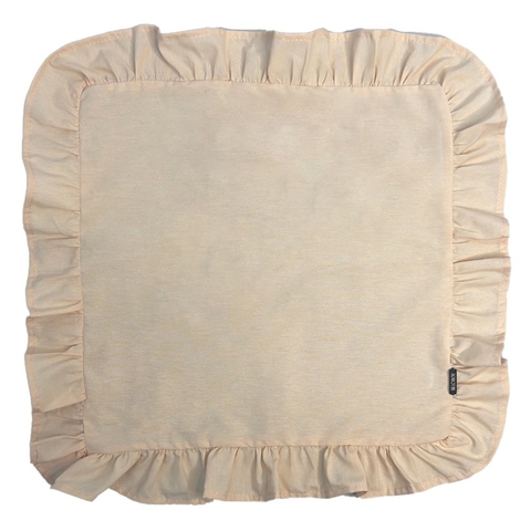 Jogo 2 Guardanapos com Babado Salmão