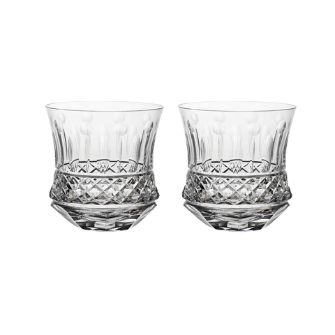 Gift Kit 2 Copos Whisky de Cristal Lapidado 69 Incolor