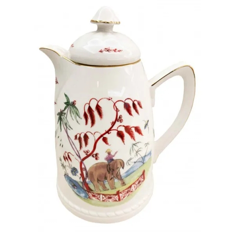 Garrafa Térmica em Porcelana Elefante