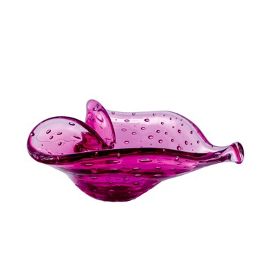 Porta Objetos Murano Coração Pink