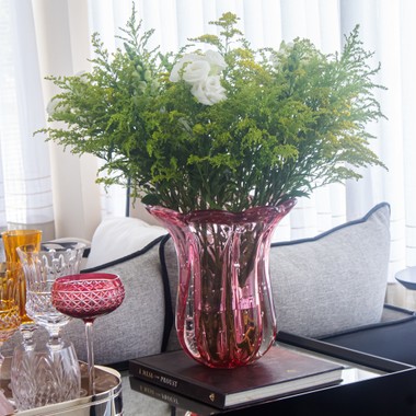 Vaso Murano Everest Pink