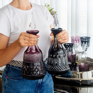 Licoreira Cristal Lapid 69 Preto