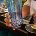 Copo Cristal Lapidado 69 Long Azul Claro Claro 400ml