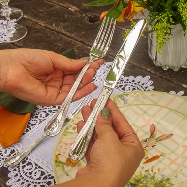 Faqueiro 48 Peças Aço Inox Lace St James