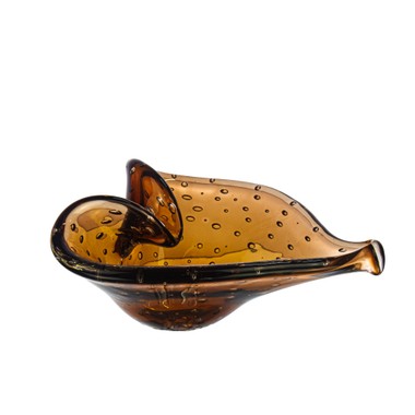 Porta Objetos Murano Coração Garnet