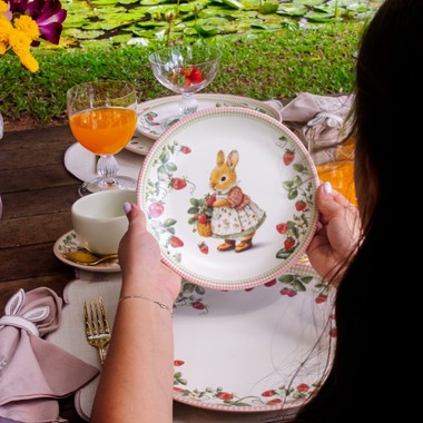 Prato Sobremesa de Páscoa Doce Encanto