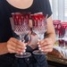 Taça Cristal Lapidado 69 P/Vinho Tinto Vermelho Mozart 340ml