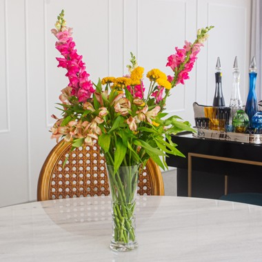 Vaso de Cristal Lapidado Incolor