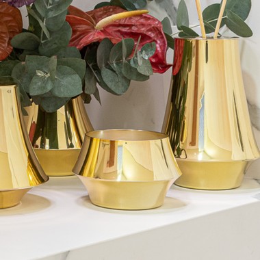 Vaso Femme Saint James Ouro 24k Pequeno