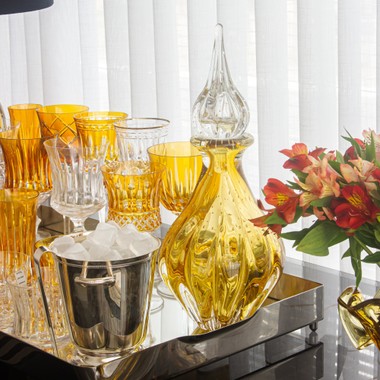 Garrafa Murano Licoreira Ambar