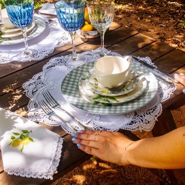 Jogo Americano Redondo Heleonor